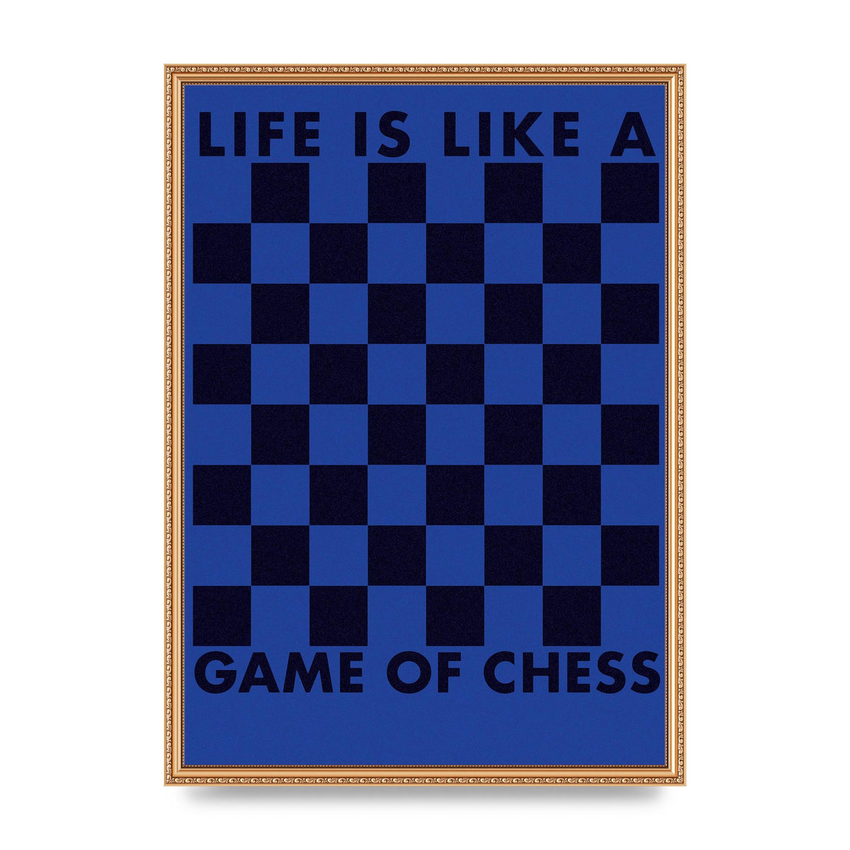 Game Of Chess" Wall Art - A2 framed