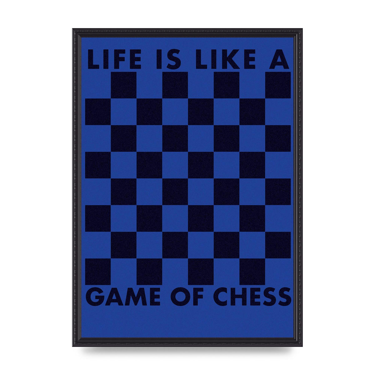 Game Of Chess" Wall Art - A2 framed