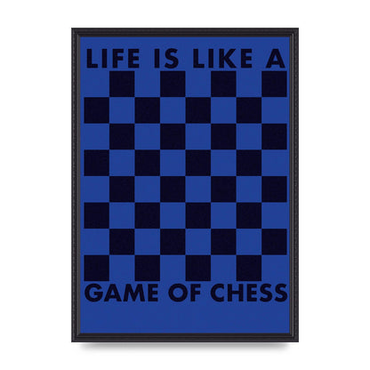 Game Of Chess" Wall Art - A2 framed