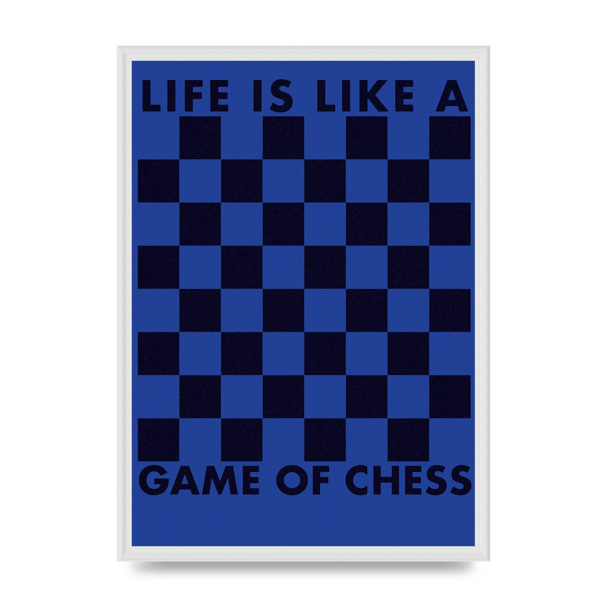 Game Of Chess" Wall Art - A2 framed