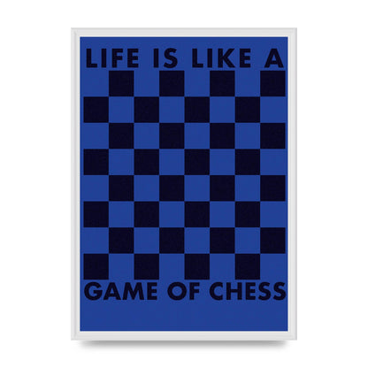 Game Of Chess" Wall Art - A2 framed