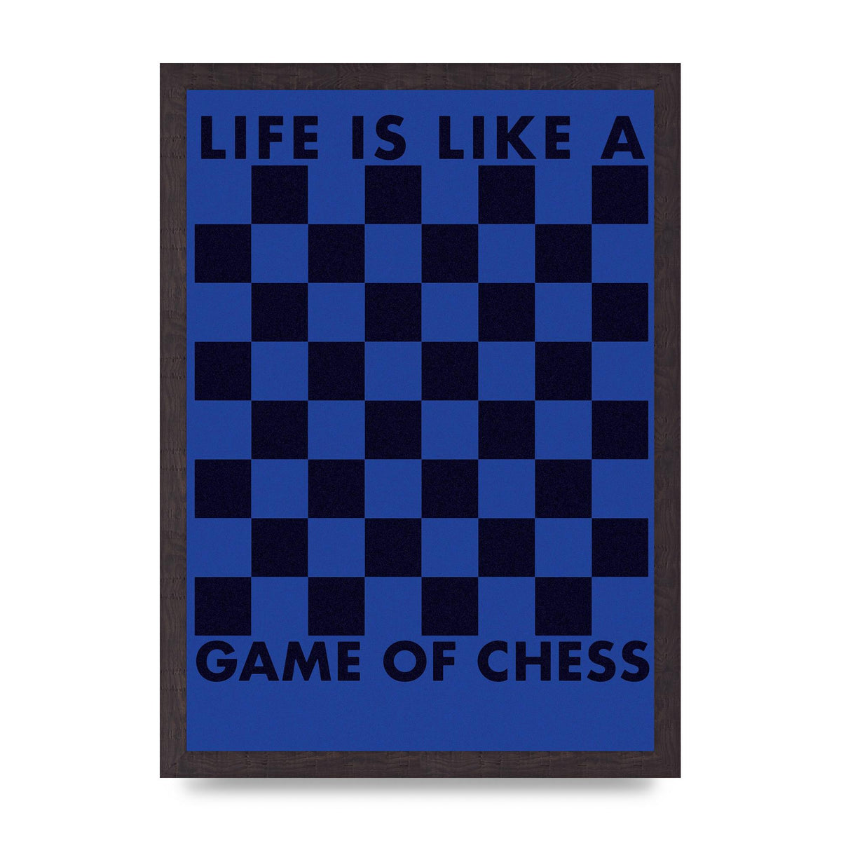 Game Of Chess" Wall Art - A3 framed