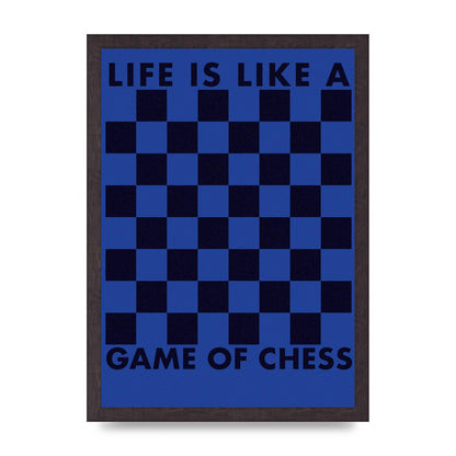 Game Of Chess" Wall Art - A3 framed
