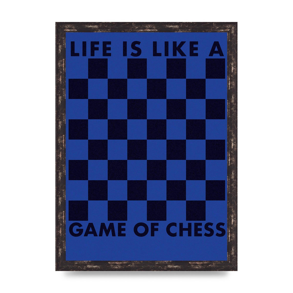 Game Of Chess" Wall Art - A3 framed
