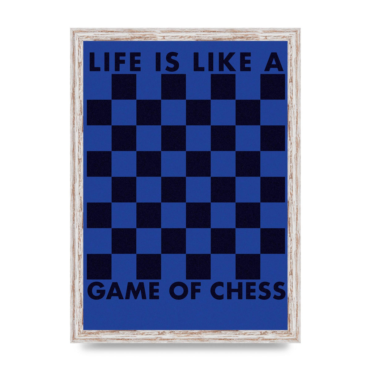Game Of Chess" Wall Art - A3 framed