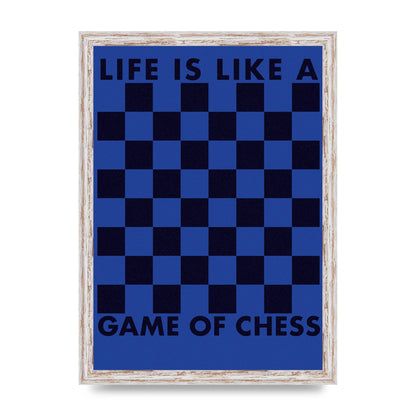 Game Of Chess" Wall Art - A3 framed