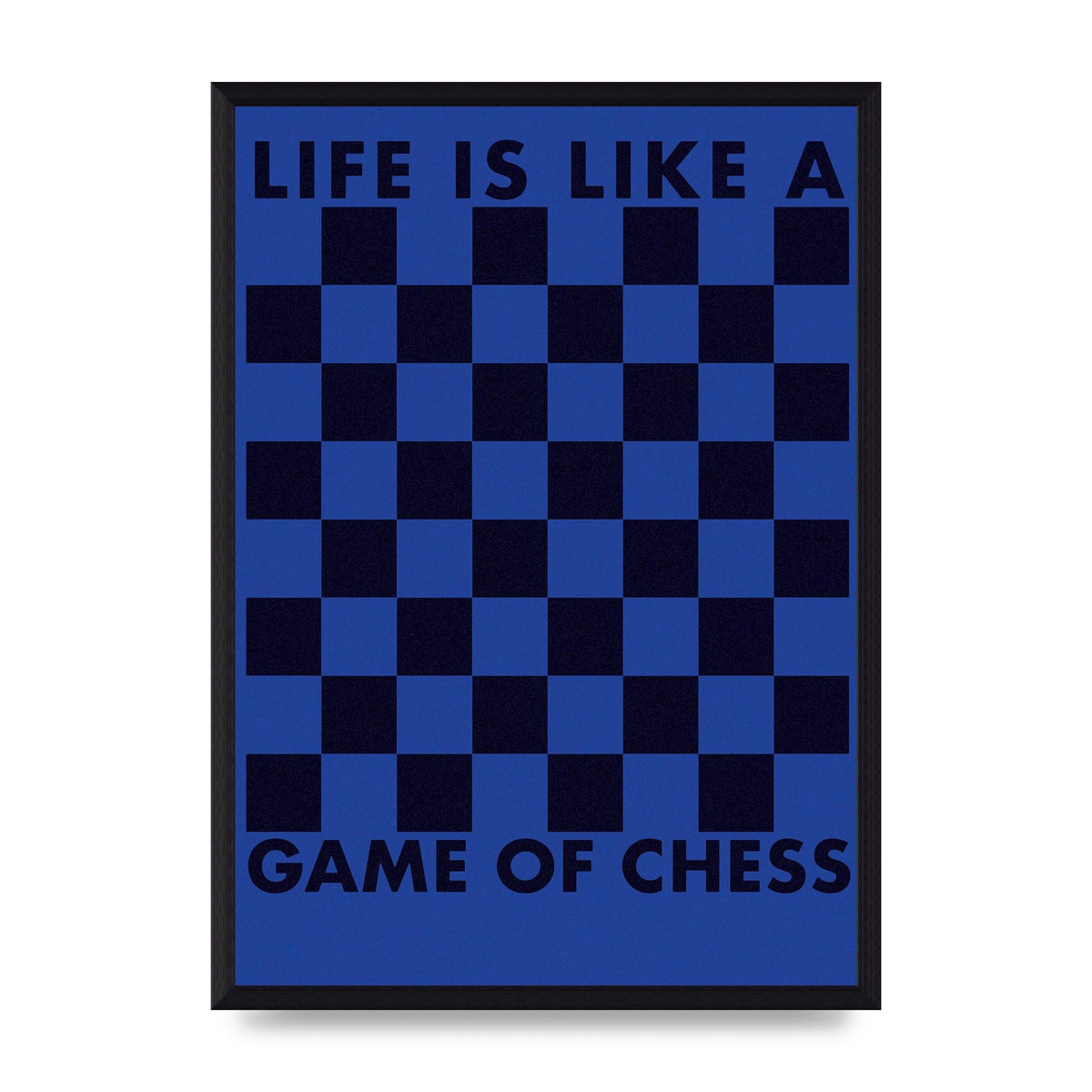 Game Of Chess" Wall Art - A3 framed