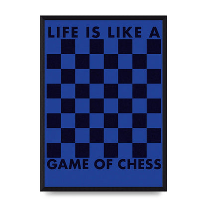 Game Of Chess" Wall Art - A3 framed