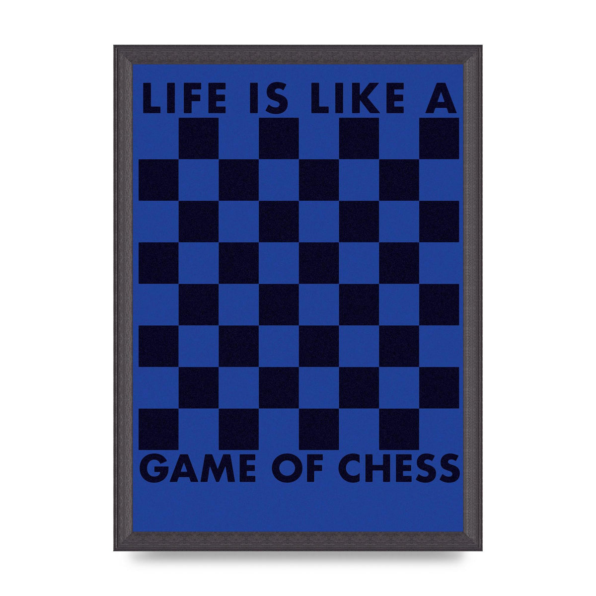 Game Of Chess" Wall Art - A3 framed