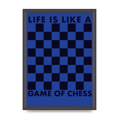 Game Of Chess" Wall Art - A3 framed