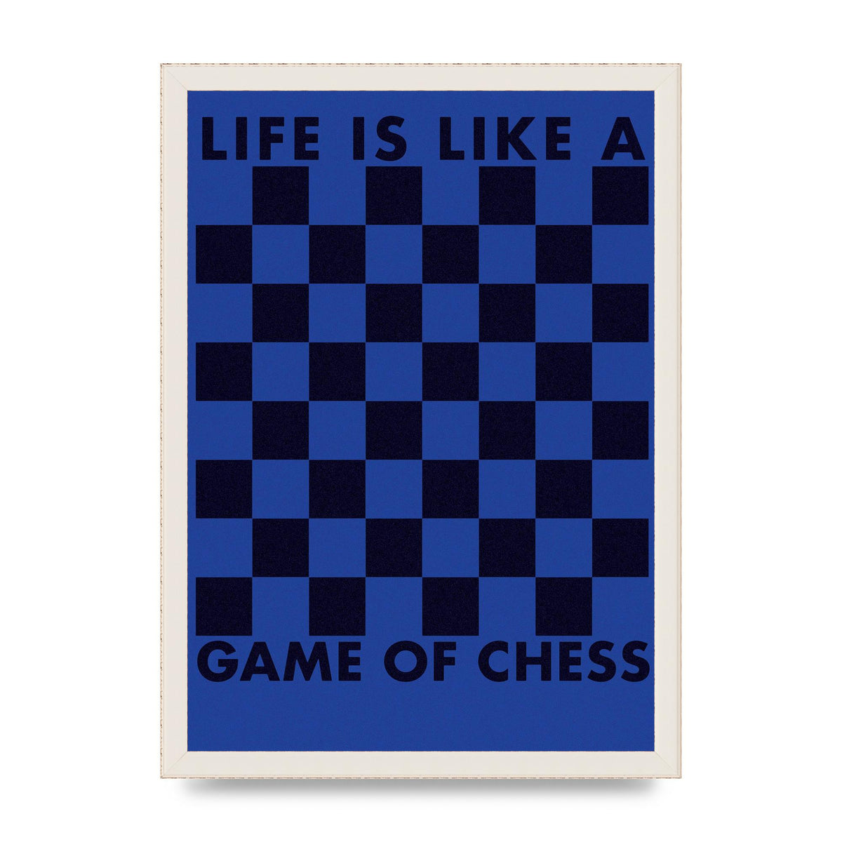 Game Of Chess" Wall Art - A3 framed