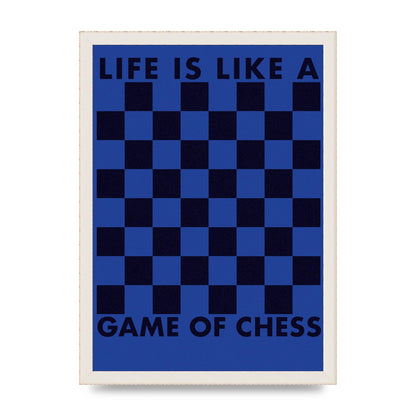 Game Of Chess" Wall Art - A3 framed