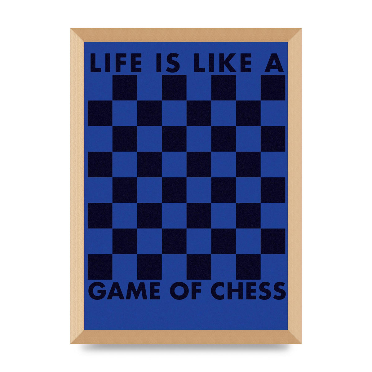 Game Of Chess" Wall Art - A3 framed