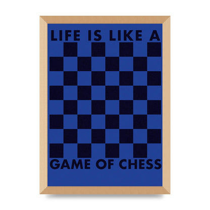 Game Of Chess" Wall Art - A3 framed