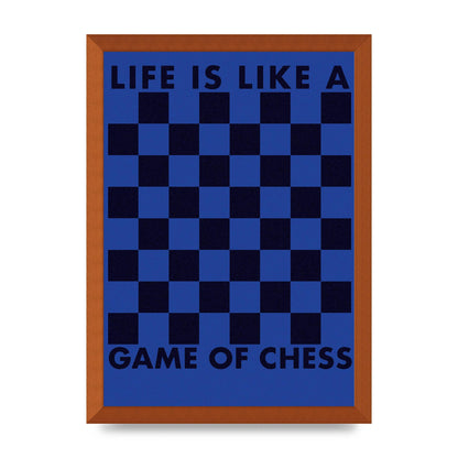 Game Of Chess" Wall Art - A3 framed