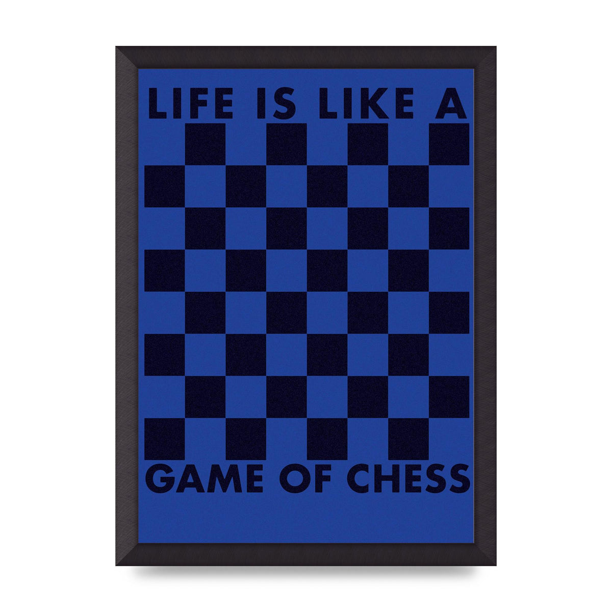 Game Of Chess" Wall Art - A3 framed