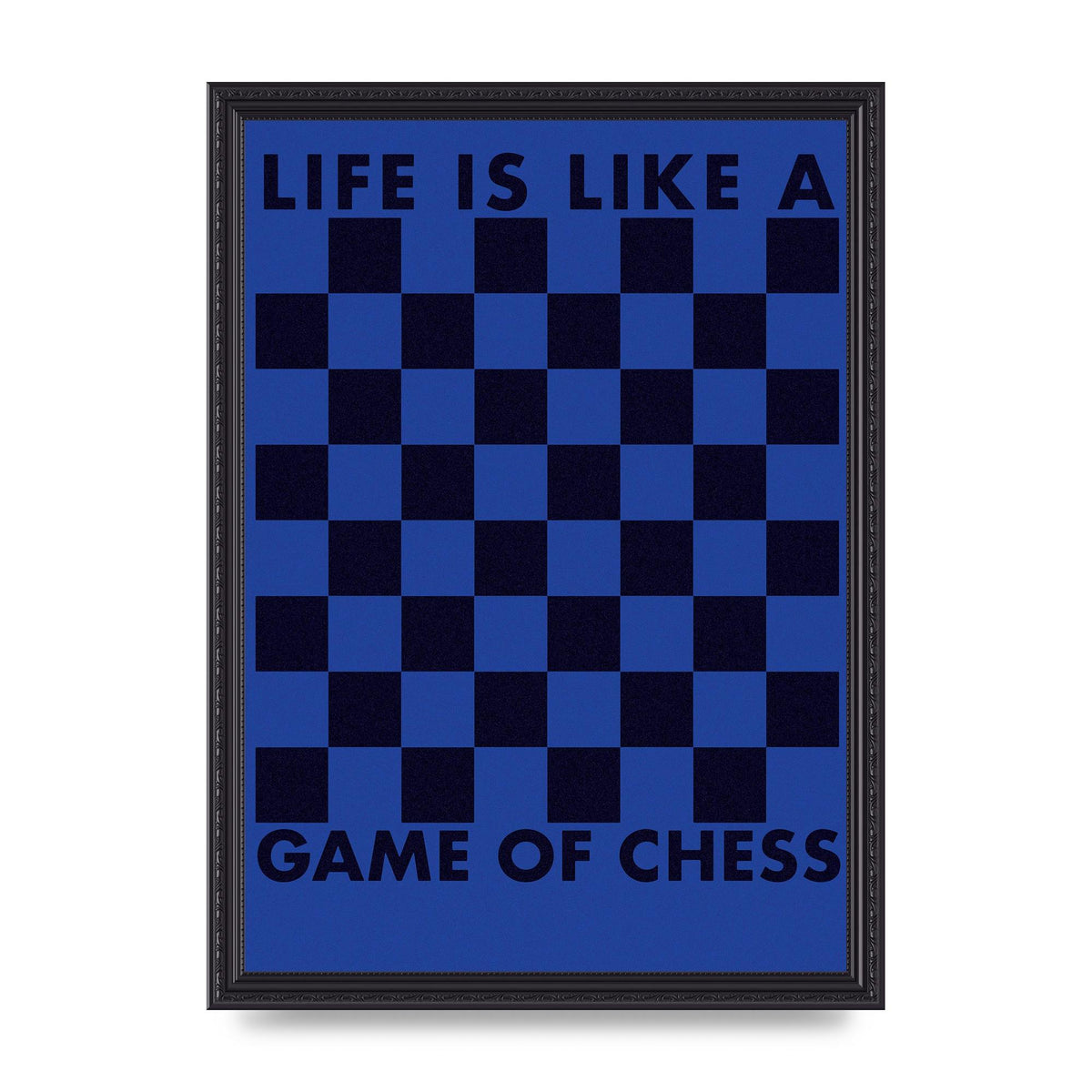 Game Of Chess" Wall Art - A3 framed