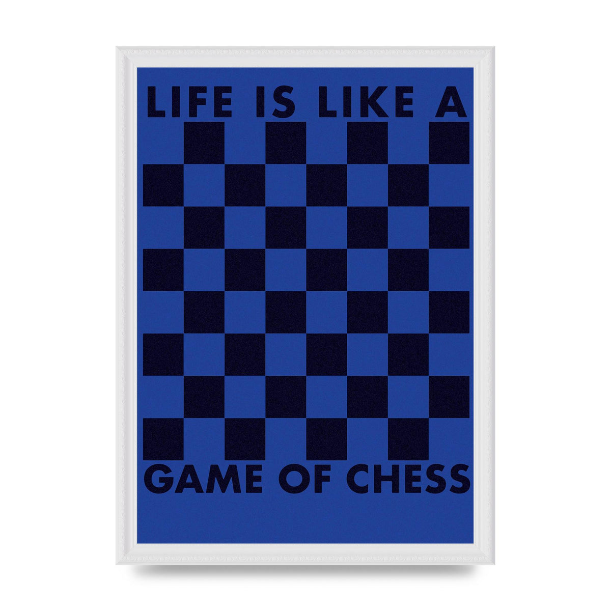 Game Of Chess" Wall Art - A3 framed
