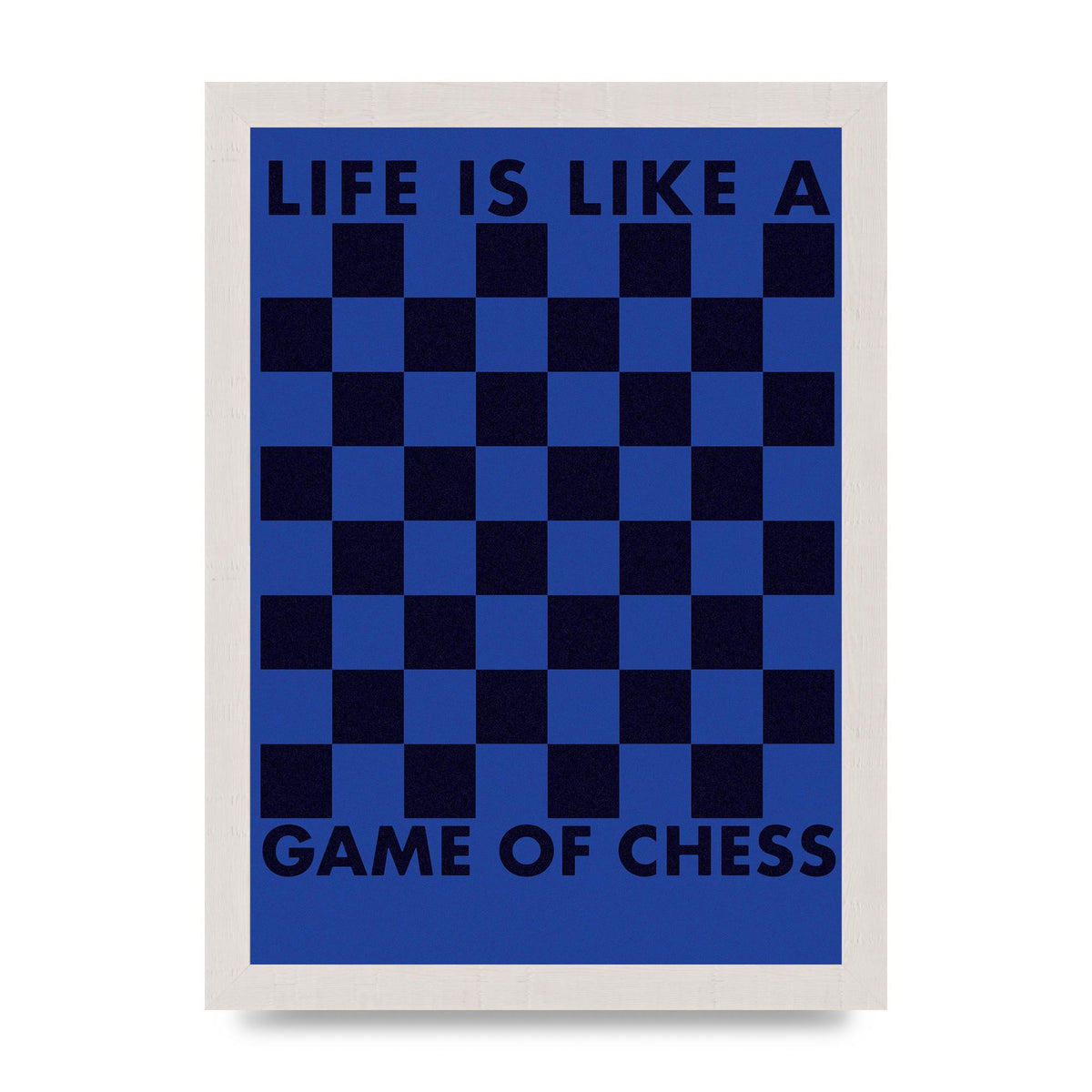 Game Of Chess" Wall Art - A4 framed