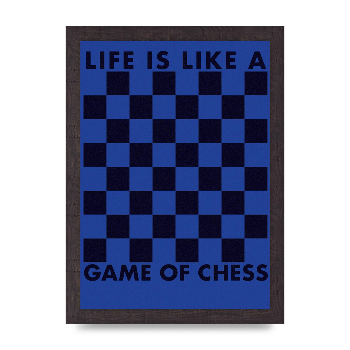 Game Of Chess" Wall Art - A4 framed