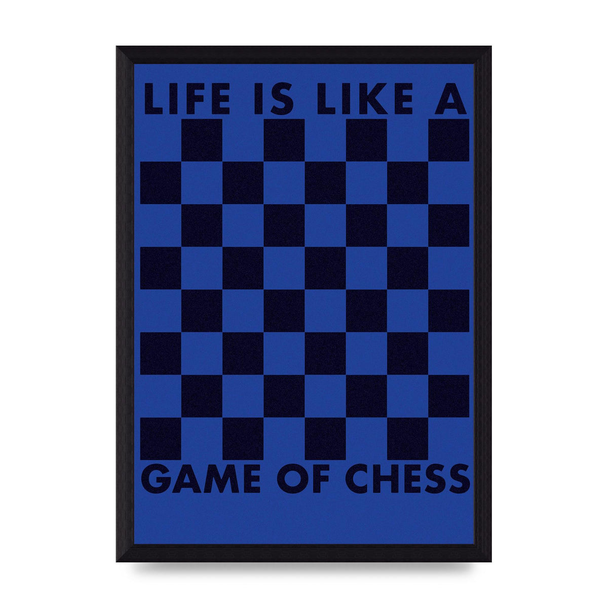 Game Of Chess" Wall Art - A4 framed