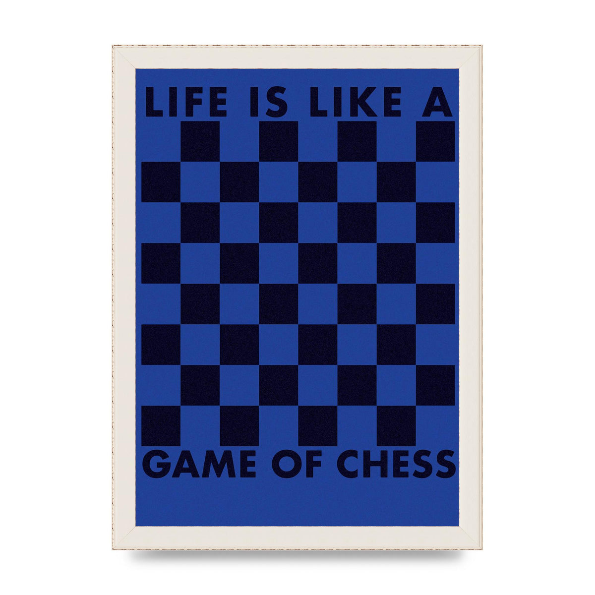 Game Of Chess" Wall Art - A4 framed