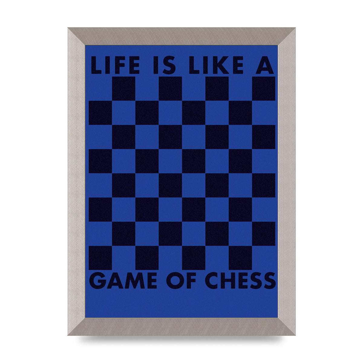 Game Of Chess" Wall Art - A4 framed