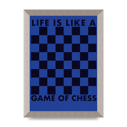 Game Of Chess" Wall Art - A4 framed