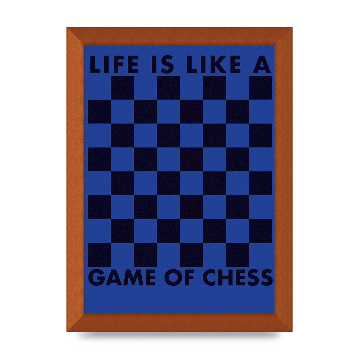 Game Of Chess" Wall Art - A4 framed