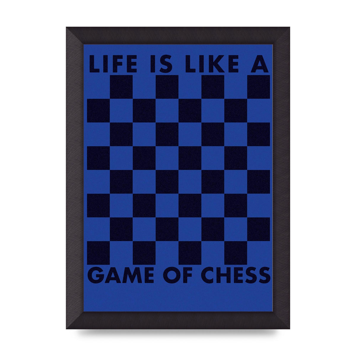 Game Of Chess" Wall Art - A4 framed
