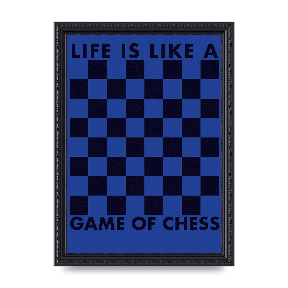 Game Of Chess" Wall Art - A4 framed