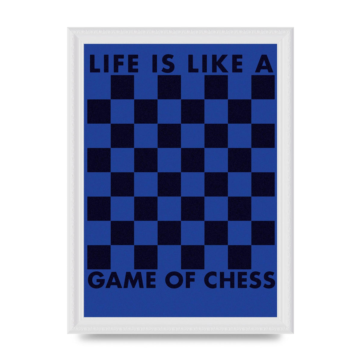 Game Of Chess" Wall Art - A4 framed