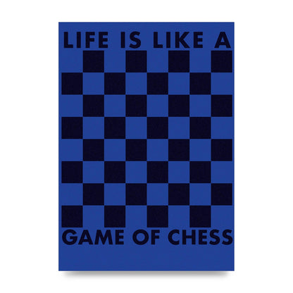 Game Of Chess" Wall Art - unframed print