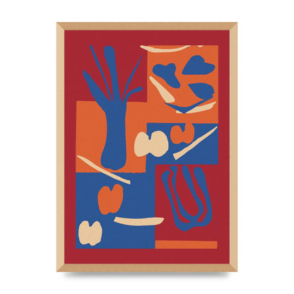 Matisse Inspired Collage Art For The Home - A2 framed