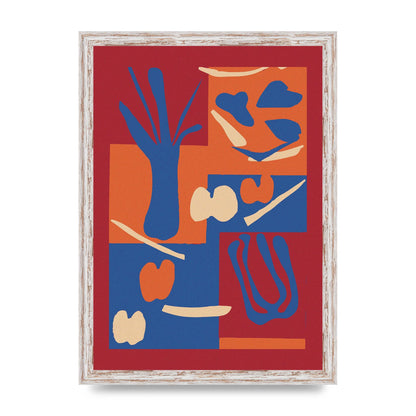 Matisse Inspired Collage Art For The Home - A3 framed