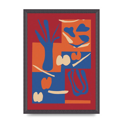 Matisse Inspired Collage Art For The Home - A3 framed
