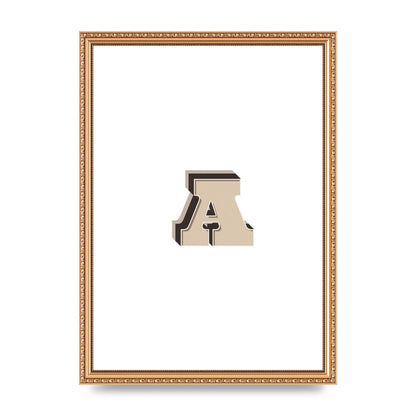 Alphabet Mix Match A" Printed Poster - A3 framed
