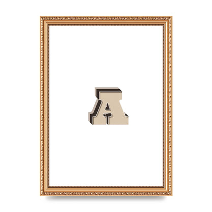 Alphabet Mix Match A" Printed Poster - A4 framed