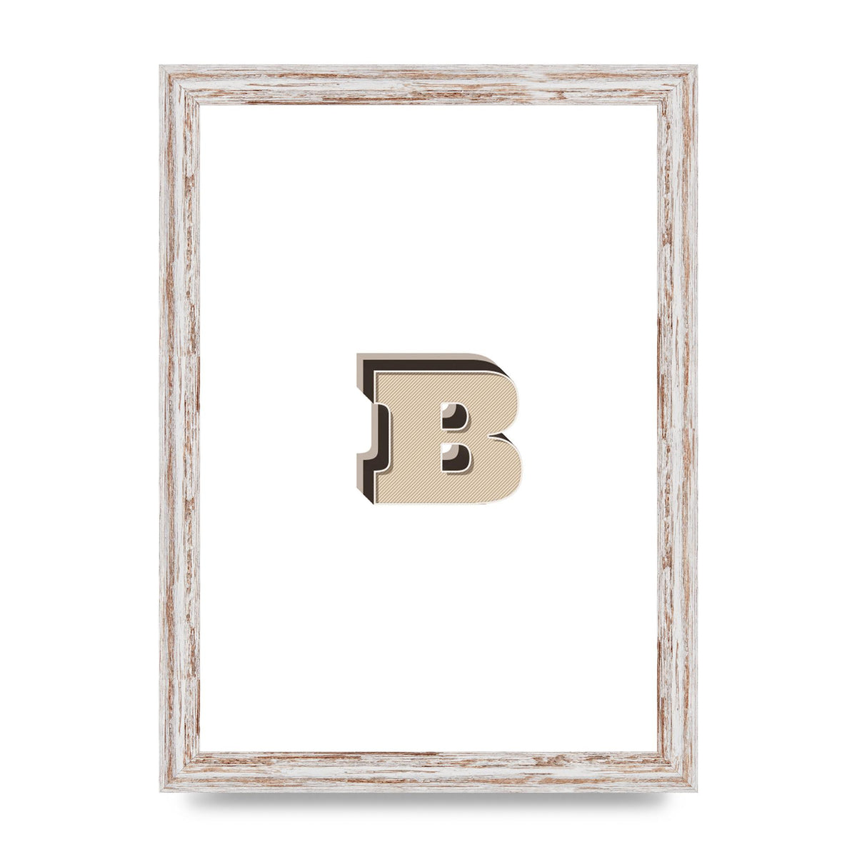 Alphabet Mix Match B" Wall Art - A4 framed