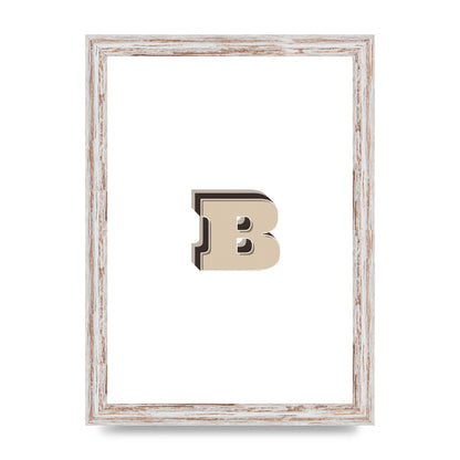 Alphabet Mix Match B" Wall Art - A4 framed