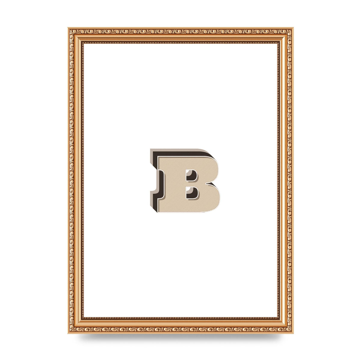 Alphabet Mix Match B" Wall Art - A4 framed