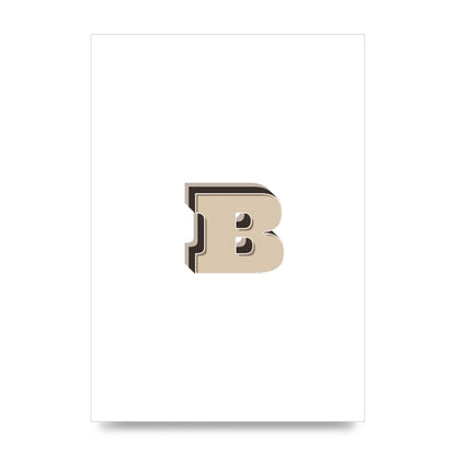 Alphabet Mix Match B" Wall Art - unframed print