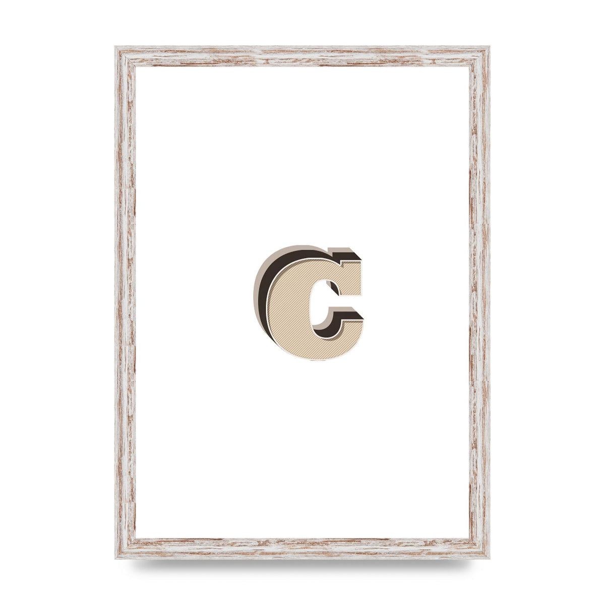 Alphabet Mix Match C" Art For The Home - A3 framed