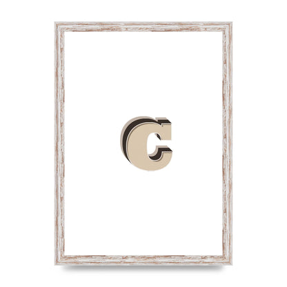 Alphabet Mix Match C" Art For The Home - A3 framed