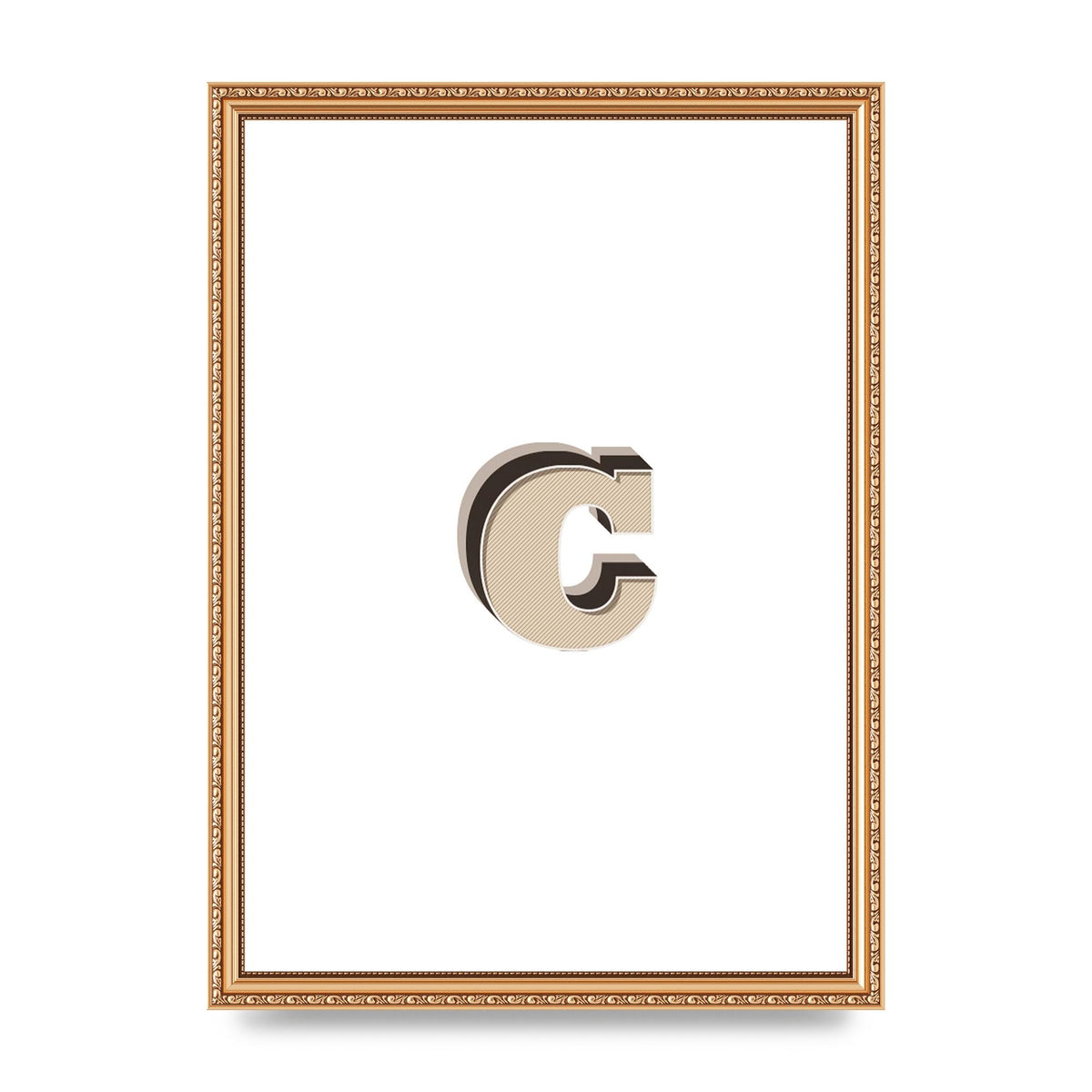 Alphabet Mix Match C" Art For The Home - A3 framed