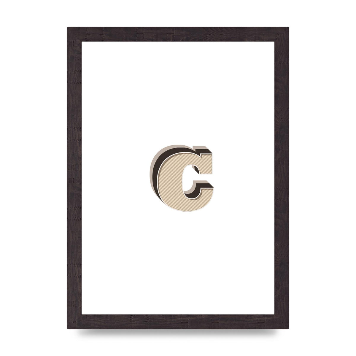 Alphabet Mix Match C" Art For The Home - A4 framed