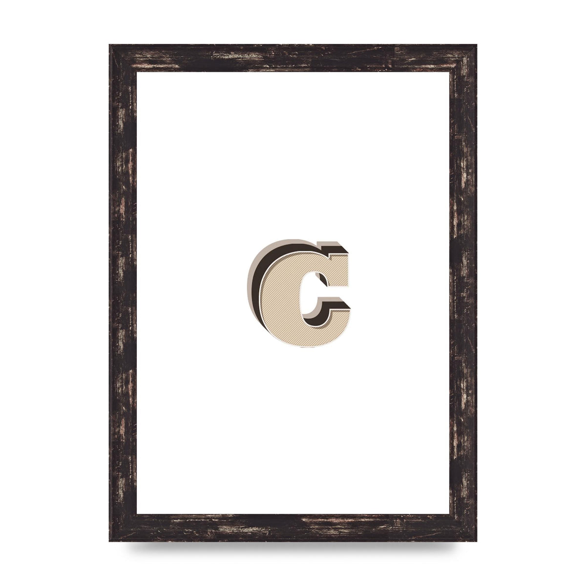 Alphabet Mix Match C" Art For The Home - A4 framed