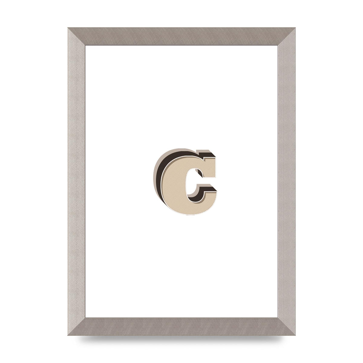 Alphabet Mix Match C" Art For The Home - A4 framed