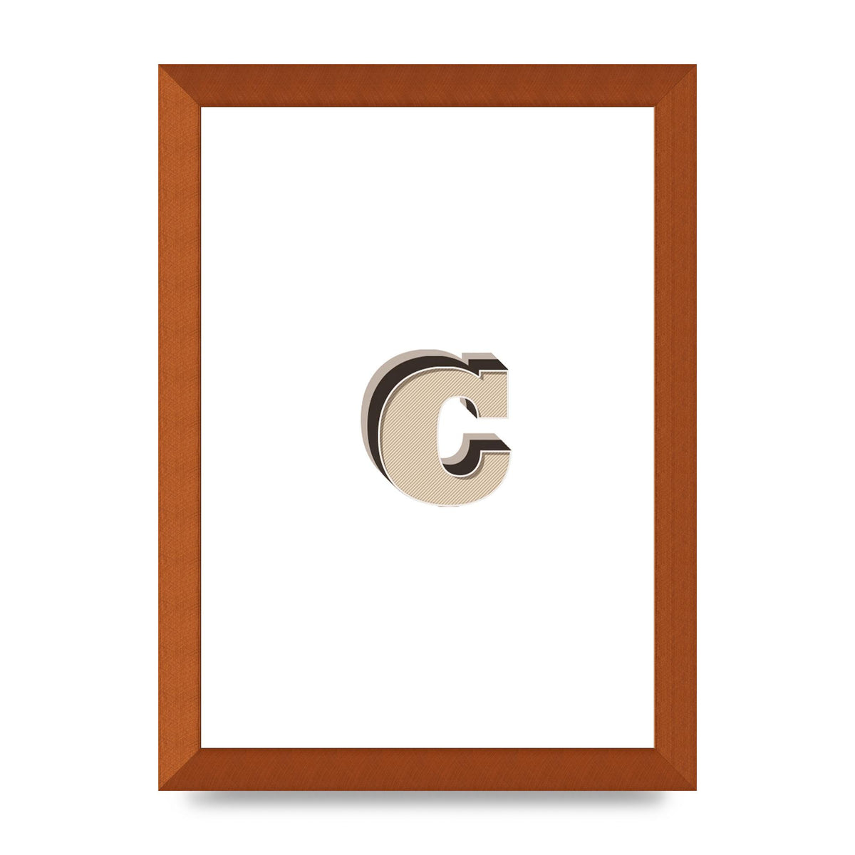 Alphabet Mix Match C" Art For The Home - A4 framed