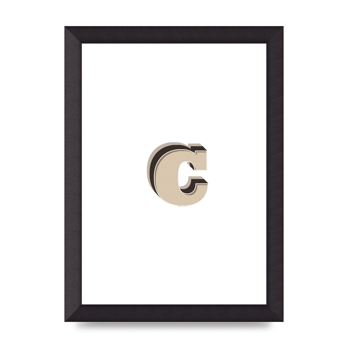 Alphabet Mix Match C" Art For The Home - A4 framed
